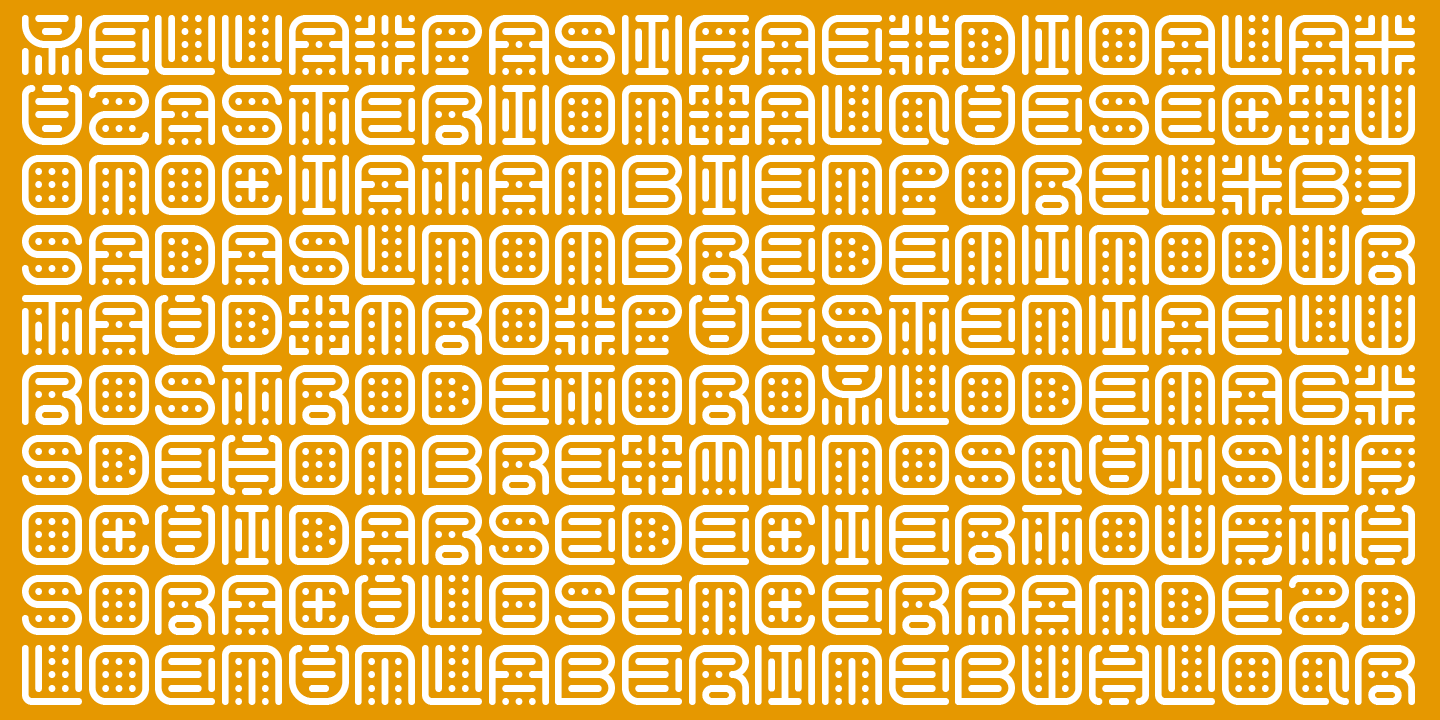 Beispiel einer Laberintia Normal-Schriftart